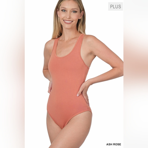 ASH ROSE Racerback onesie size 1x - Picture 2 of 5